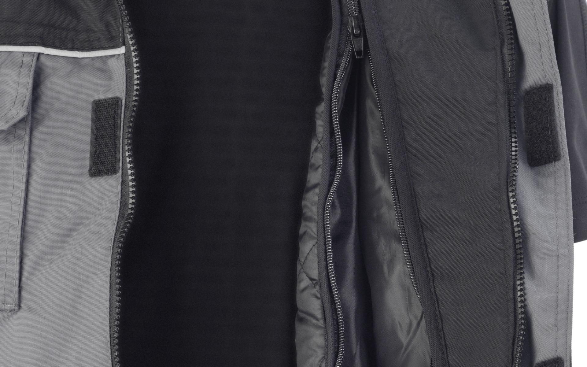 Weste grau Detail