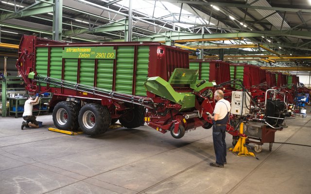 Ladewagen, Endmontage 