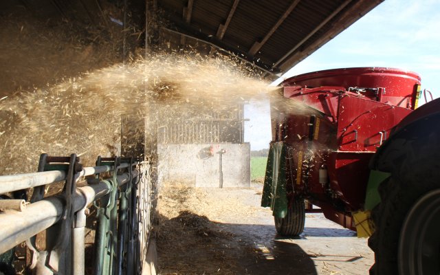 Verti-Mix, Strohgebläse, Einsatz