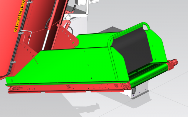 Verti-Mix S, Austrag, Grafik