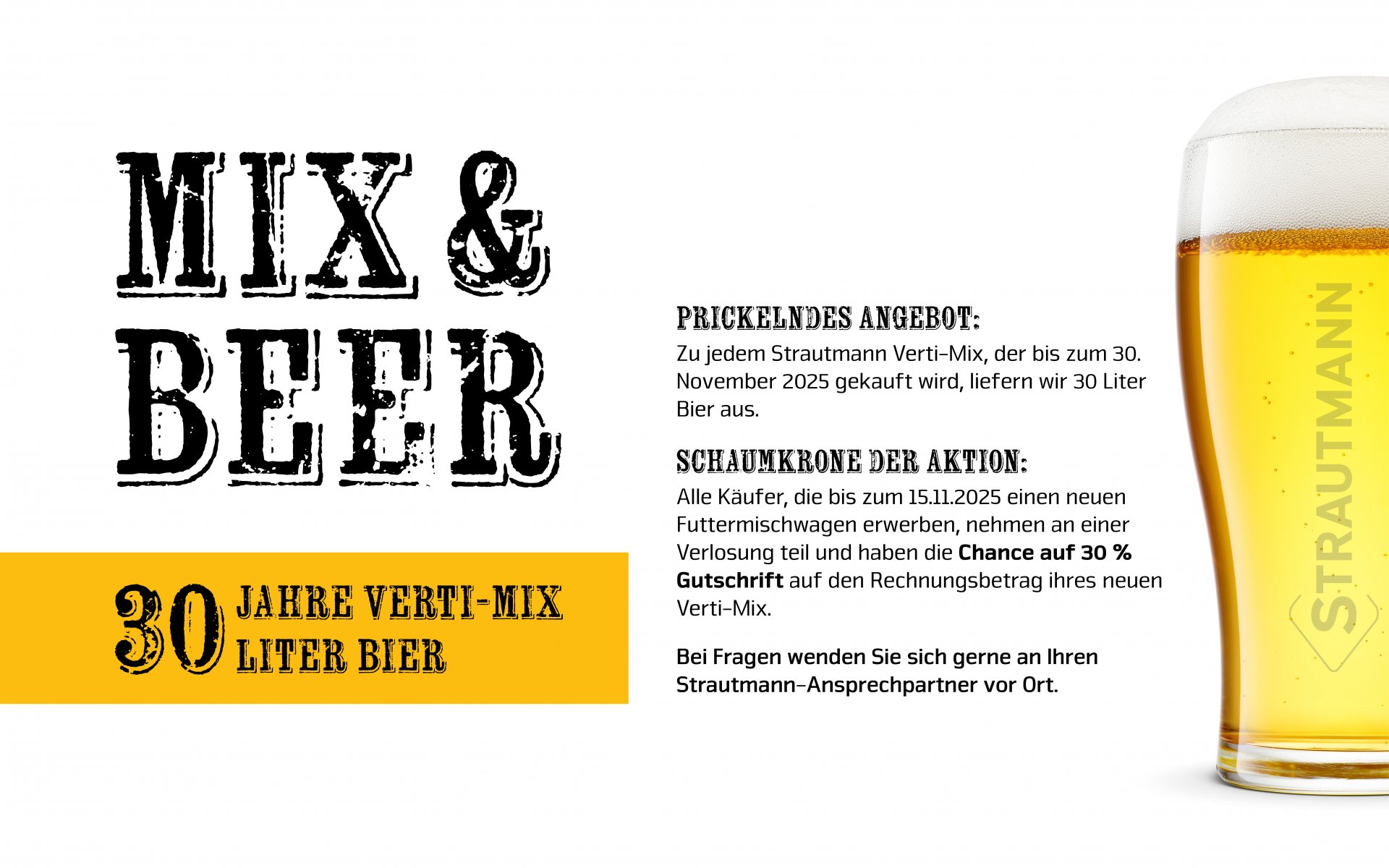 Mix and Beer Aktion